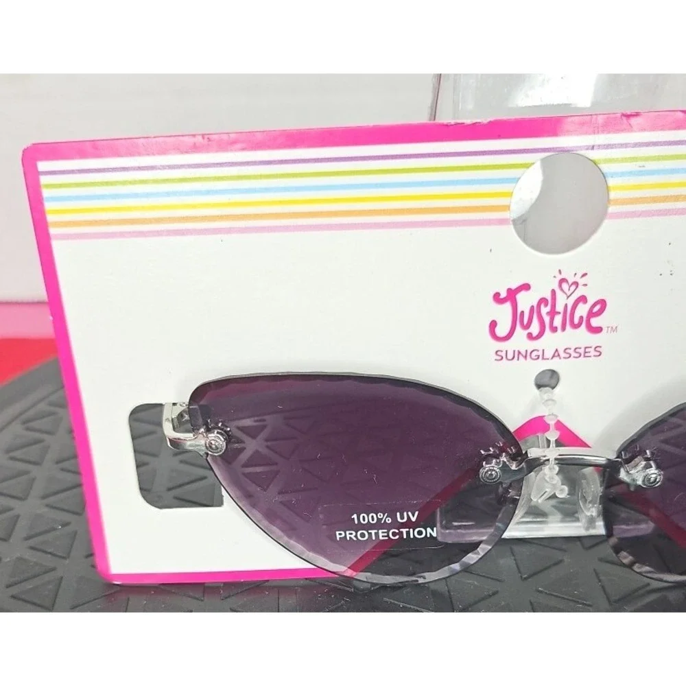 Justice Sunglasses Girls Mirrored 100%‎ UV Protection NEW